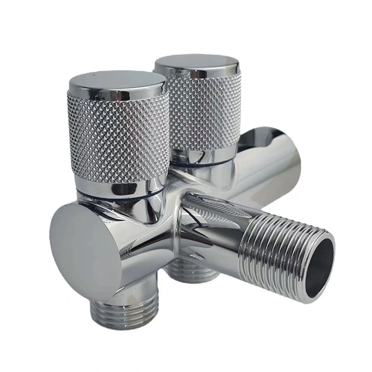 Настенный двойной угловой клапан